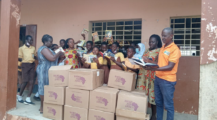 Book Donation in Ghana: Adjei-Kojo TWMA Cluster of Schools