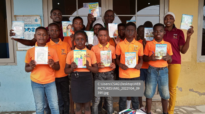 Book Supply Donation at Dela Outreach School