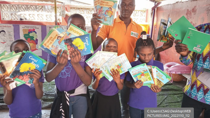 Book Aid: Arms of God International School Donation